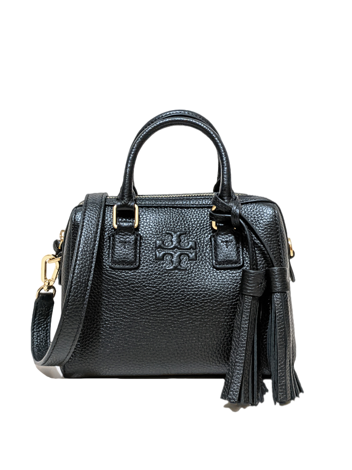 Tory Burch Thea Mini Web Satchel Black Balilene