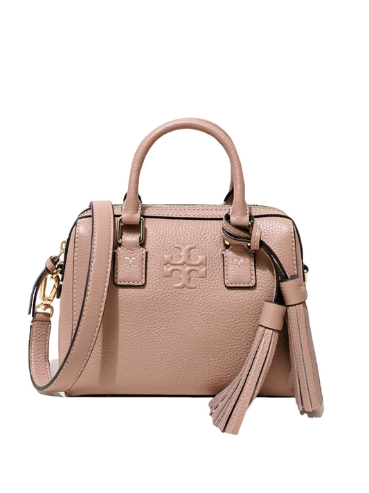 Tory Burch Thea Mini Web Satchel Pink Moon