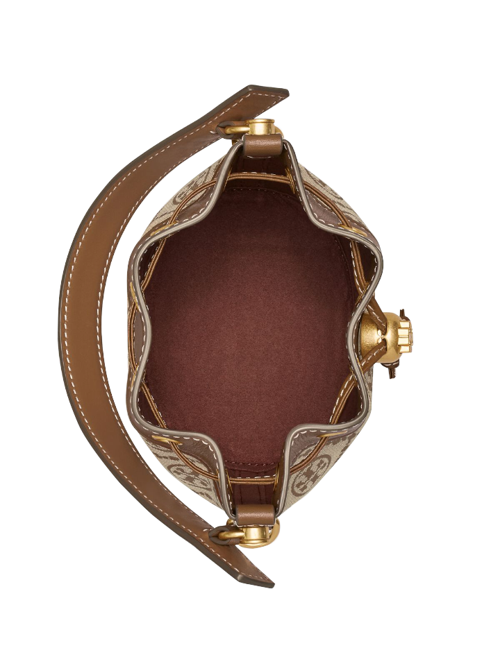 Tory-Burch-87961-T-Monogram-Jacquard-Mini-Bucket-Bag-Hazelnut-Brown-Balilene-dalam