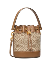 Tory-Burch-87961-T-Monogram-Jacquard-Mini-Bucket-Bag-Hazelnut-Brown-Balilene-depan1