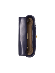 Tory Burch 88115 Kira Denim Chain Shoulder Bag Tory Navy