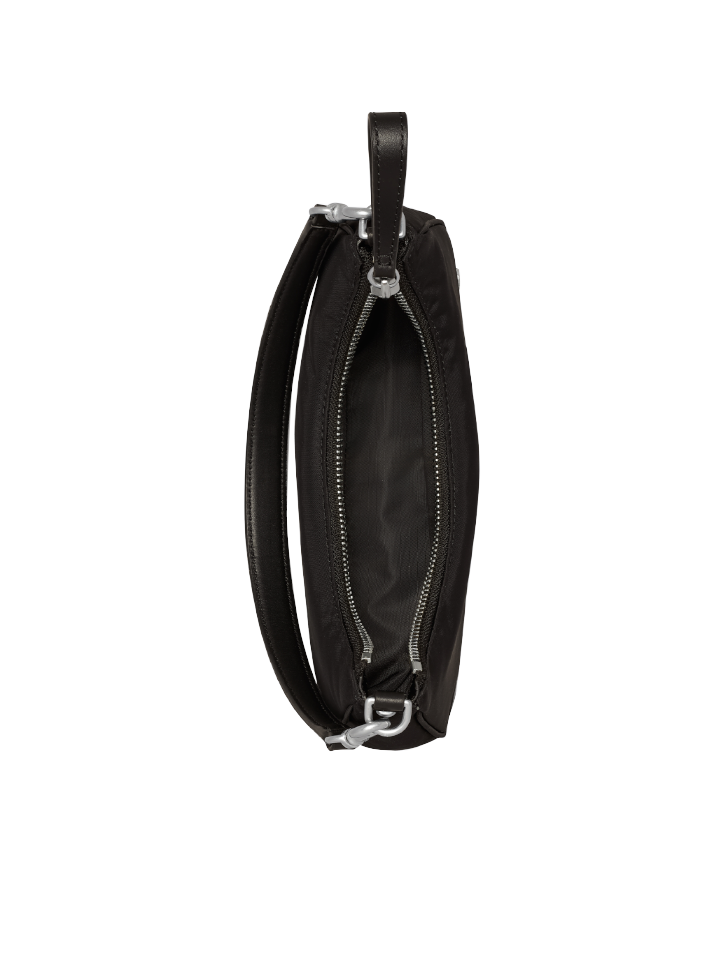 Tory Burch Mercer Small Nylon Crescent Bag Black – Balilene