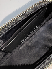 Tory Burch Mercer Small Nylon Crescent Bag Black