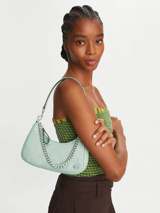 Tory-Burch-88885-Mercer-Small-Nylon-Crescent-Bag-Blue-Celadon-Balilene-onmodel1