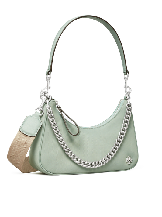 Tory-Burch-88885-Mercer-Small-Nylon-Crescent-Bag-Blue-Celadon-Balilene-samping