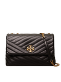 Tory Burch Kira Chevron Convertible Shoulder Bag Black