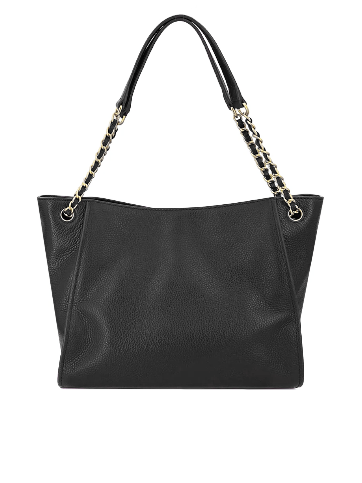 Tory-Burch-Britten-Small-Slouchy-Tote-Black-Balilene-belakang