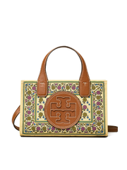 Tory-Burch-Ella-Printed-Mini-Tote-Ivory-Floral-Daisy-Border-Balilene-depan