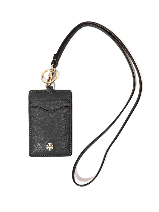 Tory-Burch-Emerson-Lanyard-Black-Balilene-depan