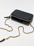 Tory-Burch-Fleming-Double-Zip-Mini-Bag-Black-Balilene-detail-belakang