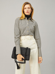 Tory-Burch-Fleming-Matte-Convertible-Shoulder-Bag-Black-Balilene-onmodel