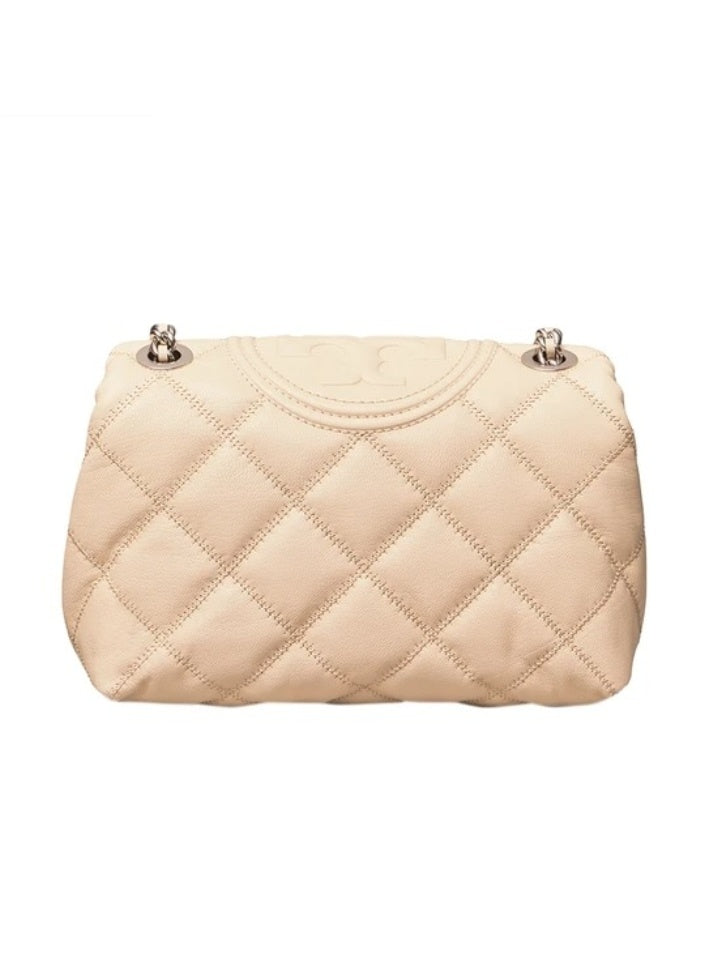Tory Burch 73263 Fleming Soft Distressed Small Convertible Shoulder Bag Cream