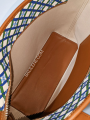 Tory Burch Geo Logo Mini Top Zip Tote Light Multi Allover