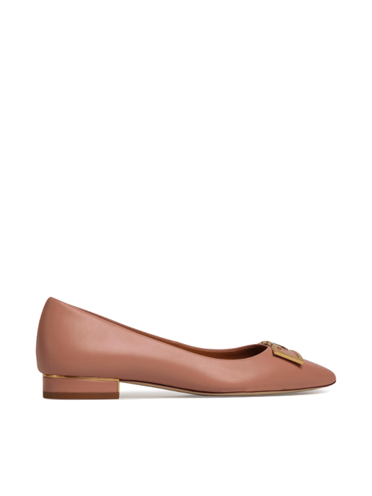 Tory-Burch-Gigi-20MM-Point-Toe-Flat-Calf-Leather-Pink-Moon-Balilene-samping