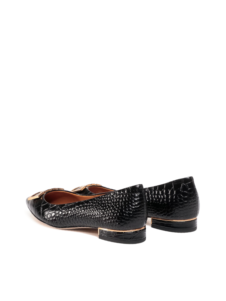 Tory-Burch-Gigi-20mm-Pointed-Toe-Flat-Croco-Embossed-Black-Balilene-belakang