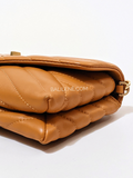 Tory Burch Kira Chevron Chain Wallet Squash