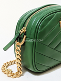 Tory Burch Kira Chevron Small Camera Bag Arugula