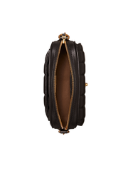 Tory Burch Kira Mini Camera Bag Back/Rolled Gold