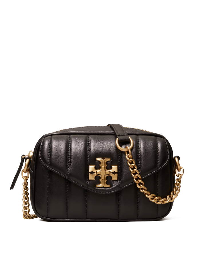 Tory Burch Kira Mini Camera Bag Back/Rolled Gold – Balilene