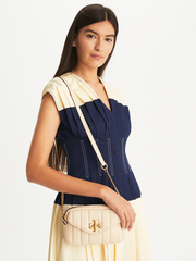 Tory Burch Kira Mini Camera Bag Brie/Rolled Gold