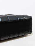 Tory Burch Kira Small Top-Handle Satchel Bag Black/Rolled Gold