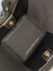     Tory-Burch-McGraw-Mini-Drawstring-Satchel-Bag-Black-Balilene-detail-dalam