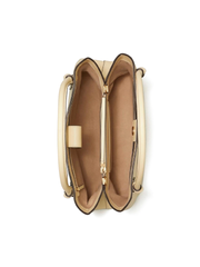 Tory Burch McGraw Smooth Satchel Buttermilk