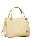 Tory Burch McGraw Smooth Satchel Buttermilk