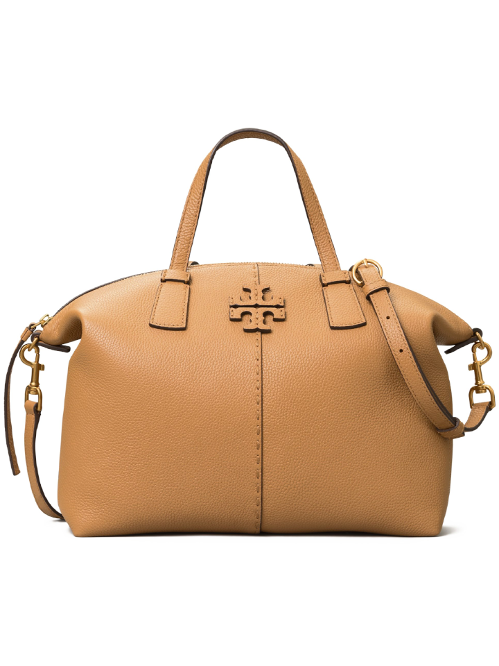 トートバッグ TORY BURCH TOTES TIRAMISU Tory Burch McGraw Top-Zip Satchel Tiramisu – Balilene