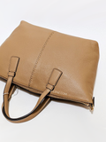 Tory Burch McGraw Top-Zip Satchel Tiramisu