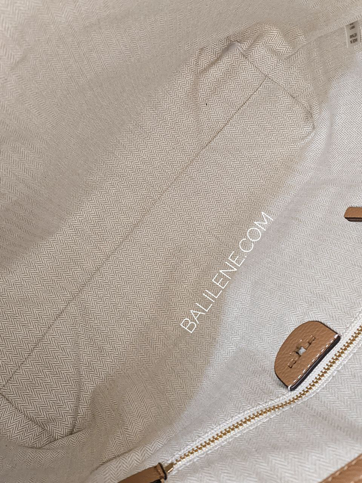 Tory Burch McGraw Top-Zip Satchel Tiramisu