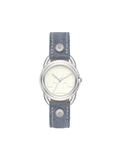 Tory-Burch-Miller-Watch-Light-Blue-Suede-Silver-Tone-Stainless-Steel-Balilene-depan