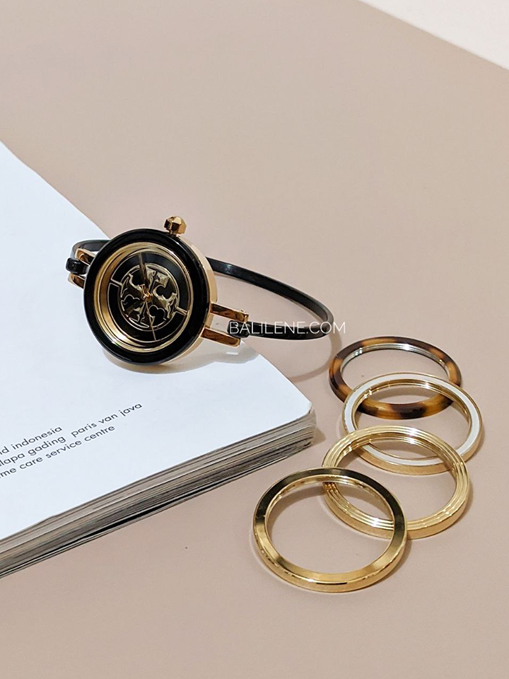 Tory-Burch-Reva-Bangle-Watch-Gift-Set-Black-Gold-Stainless-Steel-Multi-Color-29-MM-Balilene-detail