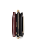 Tory Burch Robinson Color-block Convertible Shoulder Bag In Black/Port