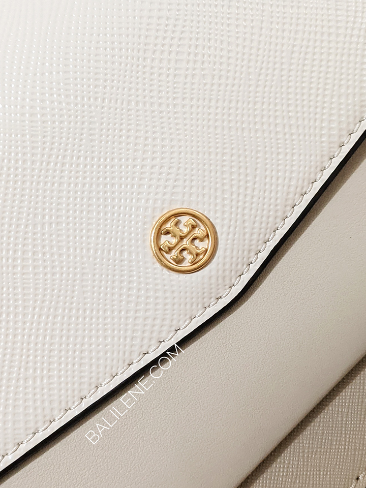 Tory Burch Robinson Color-block Convertible Shoulder Bag In Brie/Seaside Sand