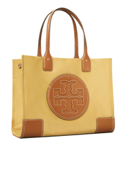 Tory Burch Ella Small Tote Bag Cocoa Sand