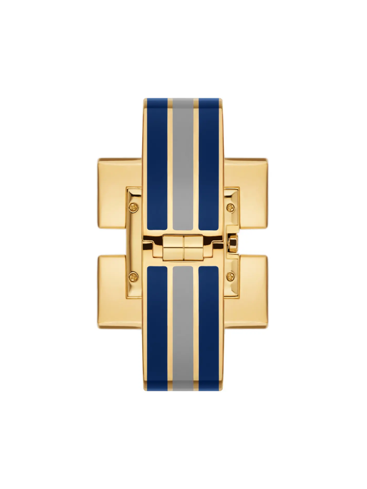 Tory-Burch-T-Bangle-Watch-Gold-Tone-Navy-Stainless-Steel-25MM-Balilene-belakang