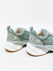 Tory Burch T Monogram Good Luck Sneakers Blue/Cream White