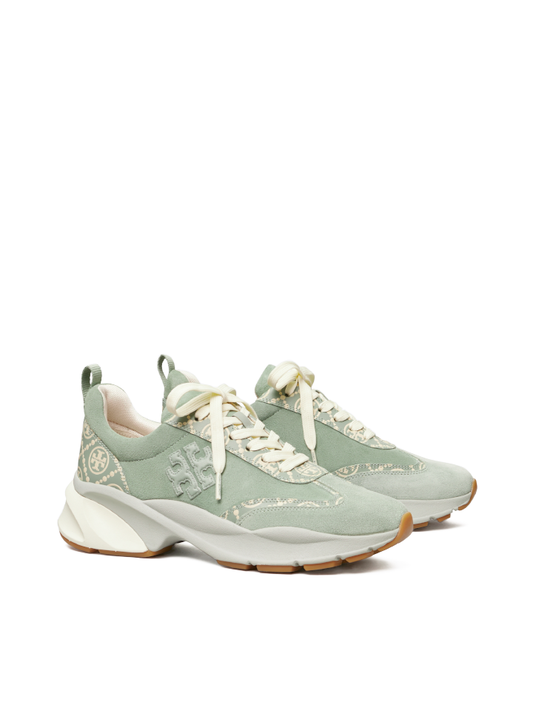 Tory-Burch-T-Monogram-Good-Luck-Sneakers-Blue-Cream-White-Balilene-samping1