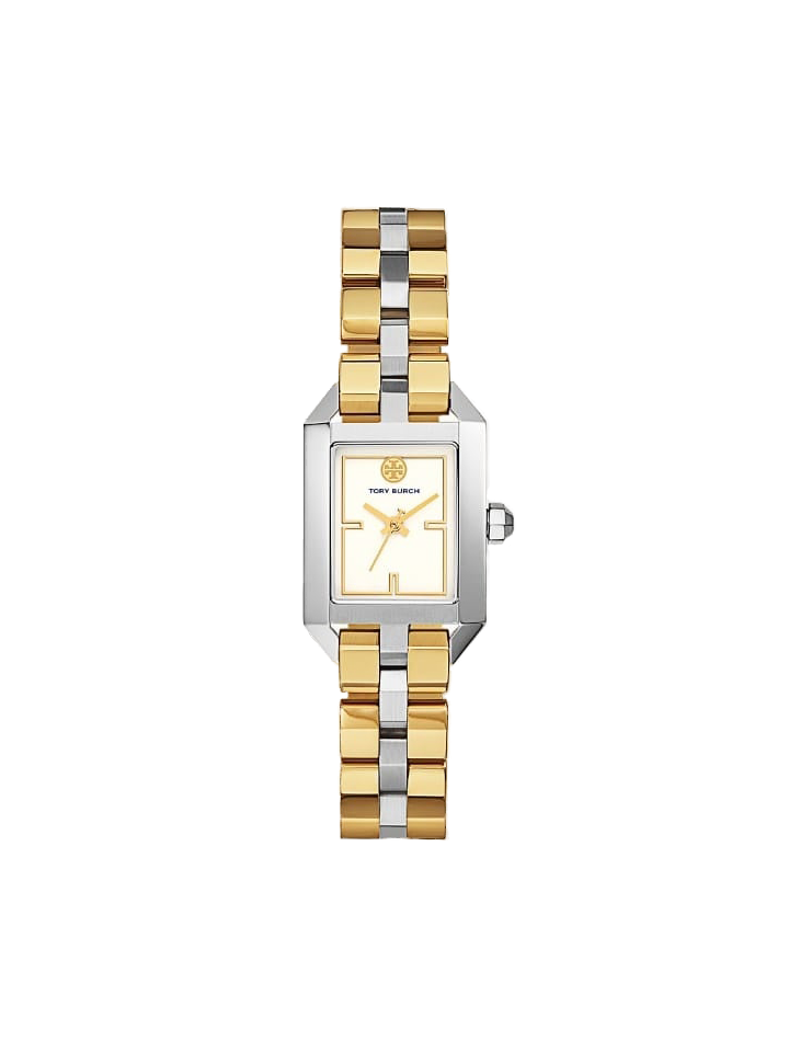 Tory Burch TBW1102 Dalloway Three-Hand Two-Tone Stainless Steel Watch 