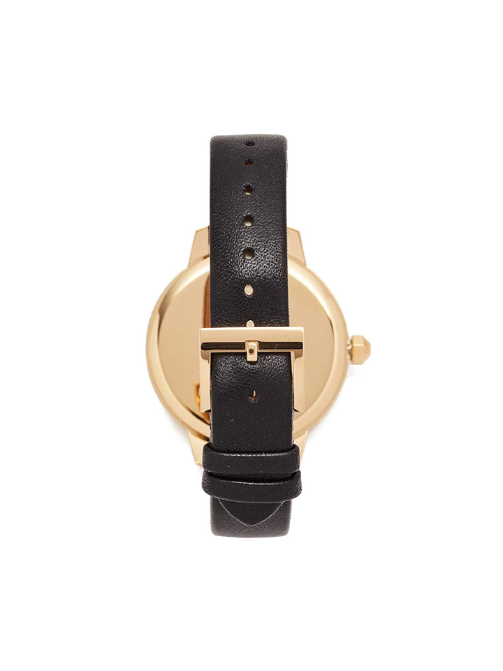 Tory Burch TBW1205 Collins Leather Strap Bracelet Watches Black