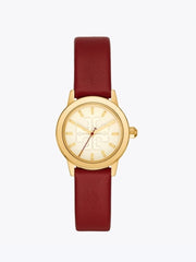 Tory Burch TBW2017 Gigi Scarlet Red Leather Strap Watch