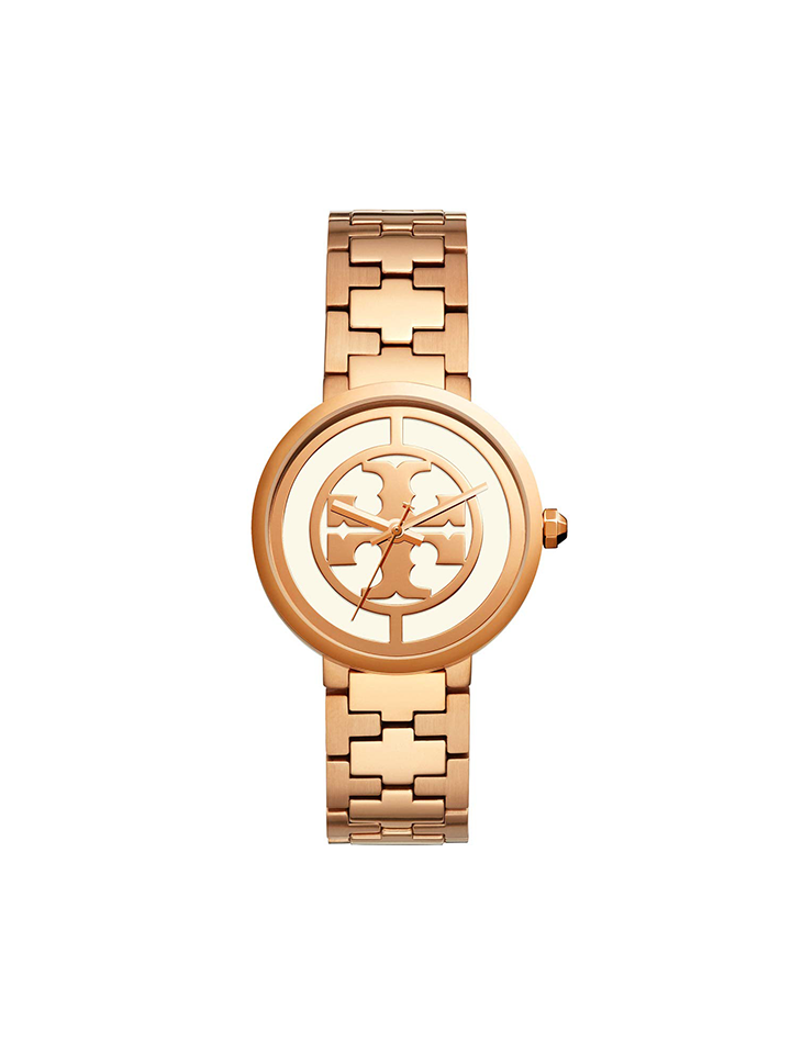 Tory Burch TBW4028 Reva Rose Gold-Tone Stainless Steel Watch