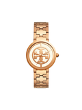 Tory Burch TBW4028 Reva Rose Gold-Tone Stainless Steel Watch