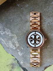Tory Burch TBW4028 Reva Rose Gold-Tone Stainless Steel Watch