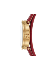 Tory-Burch-TBW4031-Reva-Double-Wrap-Red-Gold-Tone-Watch-Balilene-samping