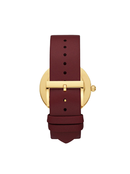 Tory Burch TBW4041 Reva Burgundy Leather Strap Watch