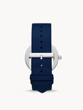 Tory Burch TBW4042 Reva Navy Leather Strap