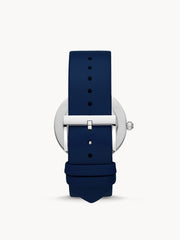 Tory Burch TBW4042 Reva Navy Leather Strap