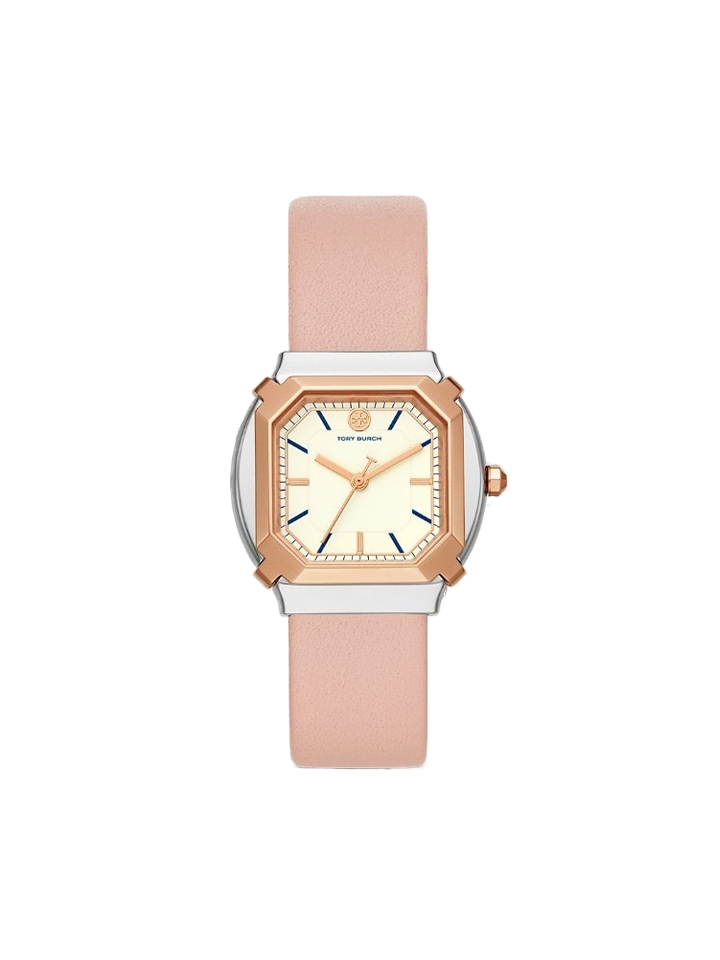 Tory Burch TBW5101 Blake Three-Hand Blush Leather Watch